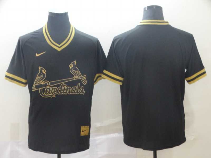 Cardinals Blank Black Gold Nike Cooperstown Collection Legend V Neck Jersey (1),We sell and wholesale Cardinals Blank Black Gold Nike Cooperstown Collection Legend V Neck Jersey (1) on line form chian!